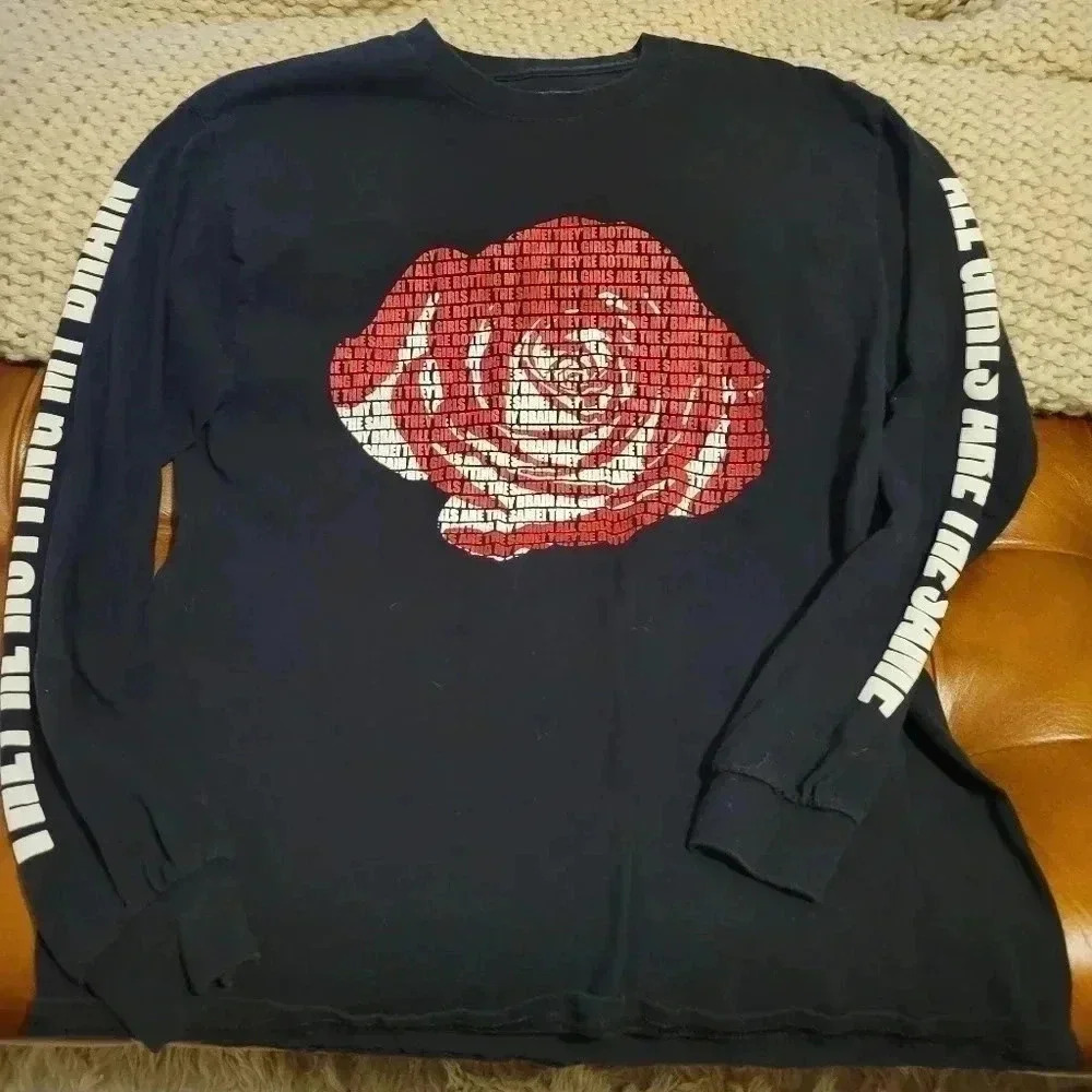 Juice Wrld All Girls are the Same Shirt Authentic Size M Long Sleeve Graphic